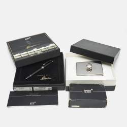 Pre Owned Montblanc Meisterstuck Hommage Frederic Chopin Black Resin Fountain Pen