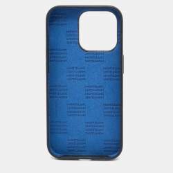 Pre Owned Montblanc Black Rubber Sartorial iPhone 14 Pro Case