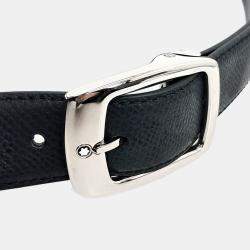 مملوكة مسبقًا Montblanc Black Leather belt