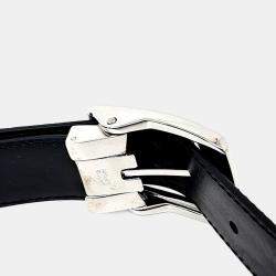 مملوكة مسبقًا Montblanc Black Leather belt