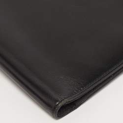 Pre Owned غطاء أجندة مون بلان مايسسترستوك جلد أسود