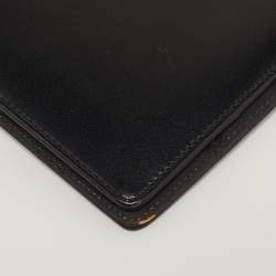 Pre Owned غطاء أجندة  مون بلان مايسسترستوك جلد أسود