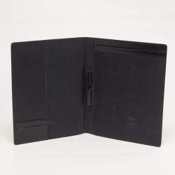 Pre Owned غطاء أجندة مون بلان مايسسترستوك جلد أسود