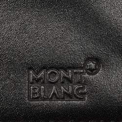 Pre Owned غطاء أجندة مون بلان مايسسترستوك جلد أسود