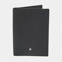 Pre Owned Montblanc Meisterstück Black Leather Passport Holder