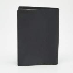 Pre Owned Montblanc Meisterstück Black Leather Passport Holder