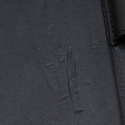 Pre Owned Montblanc Extreme 3.0 Medium Black Leather Notebook Holder