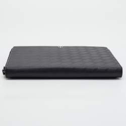 Pre Owned Montblanc Extreme 3.0 Medium Black Leather Notebook Holder