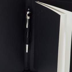 Pre Owned Montblanc Extreme 3.0 Medium Black Leather Notebook Holder