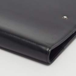 Pre Owned Montblanc Meisterstuck Black Leather Notebook Organizer