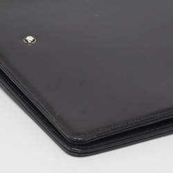 Pre Owned Montblanc Meisterstuck Black Leather Notebook Organizer
