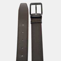 Pre Owned Montblanc Cut To Size Buckle Belt Brown Leather
