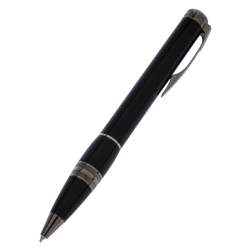 Pre Owned Montblanc StarWalker Midnight Black Resin Ruthenium Coated Ballpoint Pen