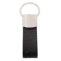 Pre Owned Montblanc Black Leather Westside Key Fob 