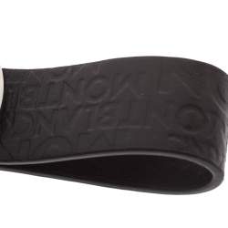Pre Owned Montblanc Black Leather Westside Key Fob 
