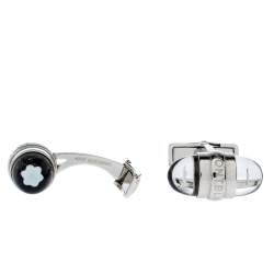 Pre Owned Montblanc Urban Walker Floating Star Silver Tone Cufflinks