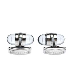 Pre Owned Montblanc Urban Walker Floating Star Silver Tone Cufflinks