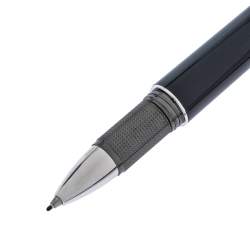 Pre Owned Montblanc Douè 115646 Black Resin Platinum Finish Fineliner