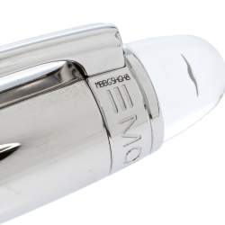 Pre Owned Montblanc Douè 115646 Black Resin Platinum Finish Fineliner