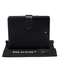 Pre Owned Montblanc Black Leather Meisterstück Organizer 
