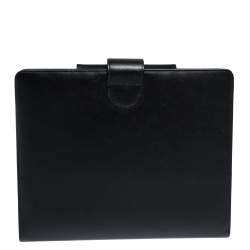 Pre Owned Montblanc Black Leather Meisterstück Organizer 