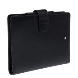 Pre Owned Montblanc Black Leather Meisterstück Organizer 