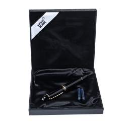 Pre Owned Montblanc Meisterstuck 149 Black Resin Gold Tone Fountain Pen