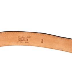Montblanc Signature Coated Canvas Belt 100CM
