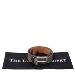 Montblanc Signature Coated Canvas Belt 100CM