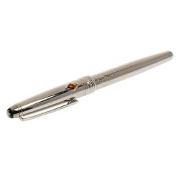 Pre Owned Montblanc Meisterstuck Jungle Eyes Platinum Plated Fountain Pen