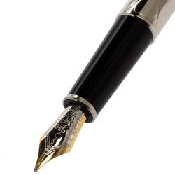 Pre Owned Montblanc Meisterstuck Jungle Eyes Platinum Plated Fountain Pen