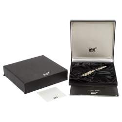 Pre Owned Montblanc Meisterstuck Jungle Eyes Platinum Plated Fountain Pen