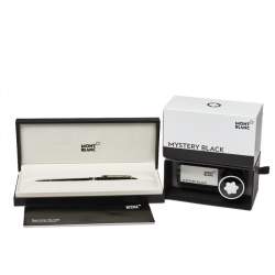 Pre Owned Montblanc Classique Black Resin Silver Tone Fountain Pen