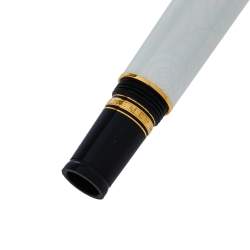 Pre Owned Montblanc Boheme Pearly Lacquer Textured Gold Finish Fountain Pen