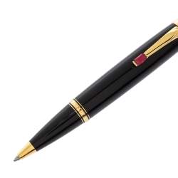 Pre Owned Montblanc Black Resin Boheme Rouge Ballpoint Pen