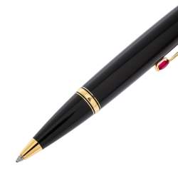 Pre Owned Montblanc Black Resin Boheme Rouge Ballpoint Pen