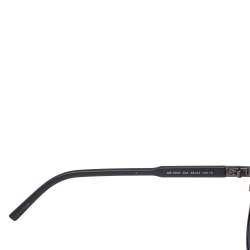 Pre Owned Montblanc Matte Black/ Grey MB590S Round Sunglasses