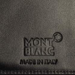 Pre Owned Montblanc Black Leather Meisterstuck Passport Holder