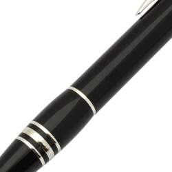 Pre Owned قلم حبر جاف مون بلان لون فضي راتنج أسود ستاروالكر