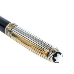 Pre Owned Montblanc Meisterstuck Doue Sterling Silver Ballpoint Pen