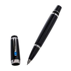 Pre Owned Montblanc Boheme Bleu Silver Tone Fineliner Pen