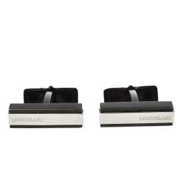 مملوكة مسبقًا Montblanc Iconic Black PVD Steel Cufflinks
