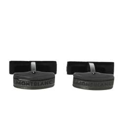 مملوكة مسبقًا Montblanc Iconic Black PVD Steel Cufflinks