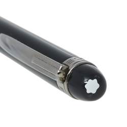 Pre Owned Montblanc StarWalker Midnight Black Precious Resin Ruthenium Coated Ballpoint Pen