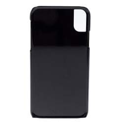 Montblanc Black Leather Sartorial iPhone XR Hard Phone Case
