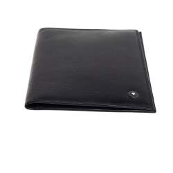 مملوكة مسبقًا Montblanc Black Leather Passport Holder