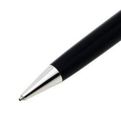 Pre Owned قلم جاف مون بلان مايسترستاك رزين أسود بلاتين مطلي