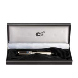 Pre Owned Montblanc Bohème Sterling Silver Bleu Rollerball Pen