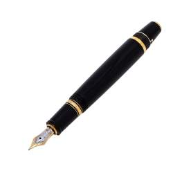 Pre Owned Montblanc Boheme Black Resin Retractable Nib Fountain Pen