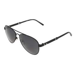 Montblanc Black/Grey MB645S Aviator Sunglasses